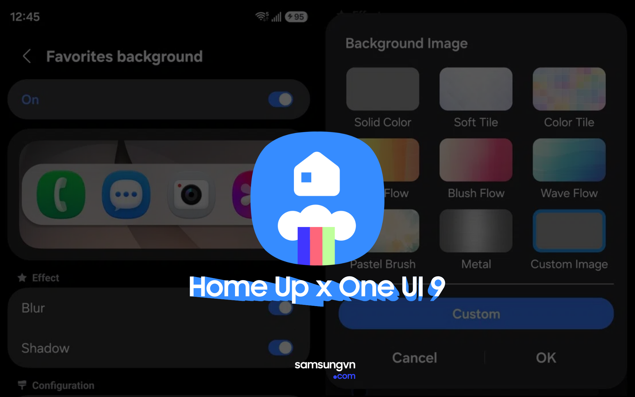 Home UI trên One UI 9: tuỳ chỉnh dock và điều khiển đa ngón tay