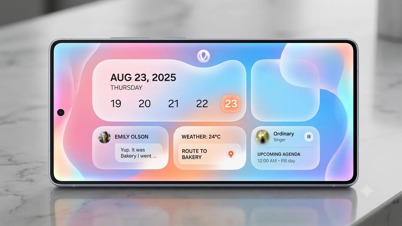 Samsung hé lộ One UI trong tương lai sẽ sử dụng ngôn ngữ thiết kế Fluid AI